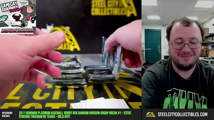 2011 Bowman Platinum Baseball Hobby Box Random Division Group Break #1 - Steve