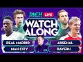 ARSENAL vs BAYERN | REAL MADRID vs MAN CITY LIVE with Mark Goldbridge