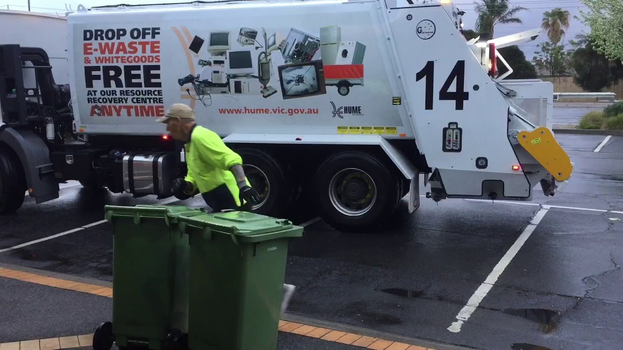 Hume Litter Bins Truck 14 YouTube