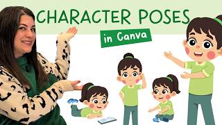 How to Find Canva Characters in Poses for Children's Book