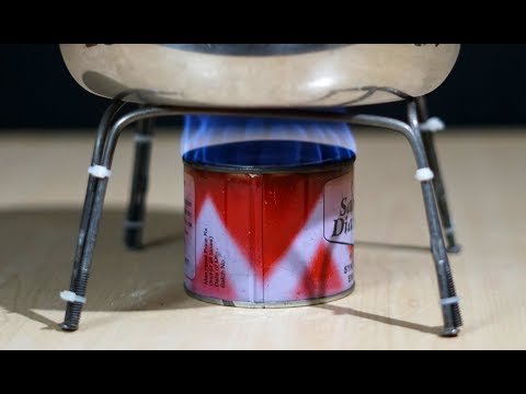 How to make a can stove II easy portable  II