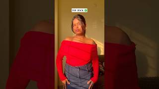 Off-Shoulder Top Hack