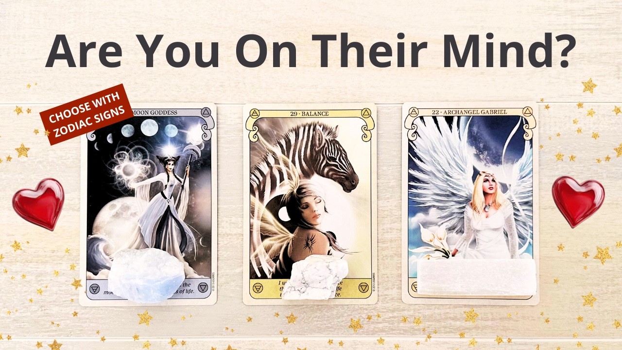 🌈ARE YOU ON THEIR MIND? 💖PICK A CARD 💜 LOVE TAROT READING 💗 TWIN FLAMES 🌈 SOULMATES
