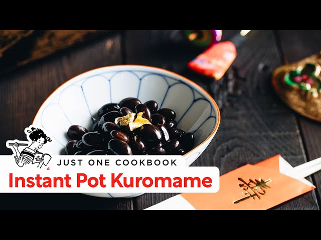 How to Make Instant Pot Kuromame (Recipe) 黒豆の作り方 (圧力鍋)
