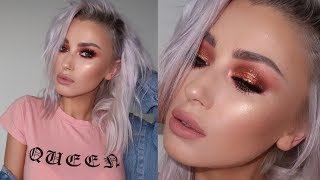 COPPER SPARKLE MAKEUP TUTORIAL | lolaliner