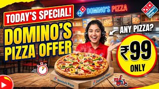 7 DOMINO'S PIZZAS for ₹99😋 | Domino's coupon code today | Domino's Pizza offer | Domino's pizza o...