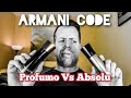 Armani Code Absolu Vs Armani Code Profumo