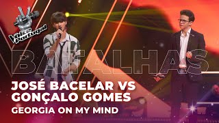 José Bacelar vs Gonçalo Gomes - "Georgia On My Mind"| Batalhas | The Voice Portugal 2023