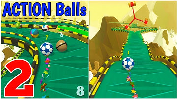 Action Balls - Gameplay walkthrough Part 2 All Levels 11-15 (Android iOS)