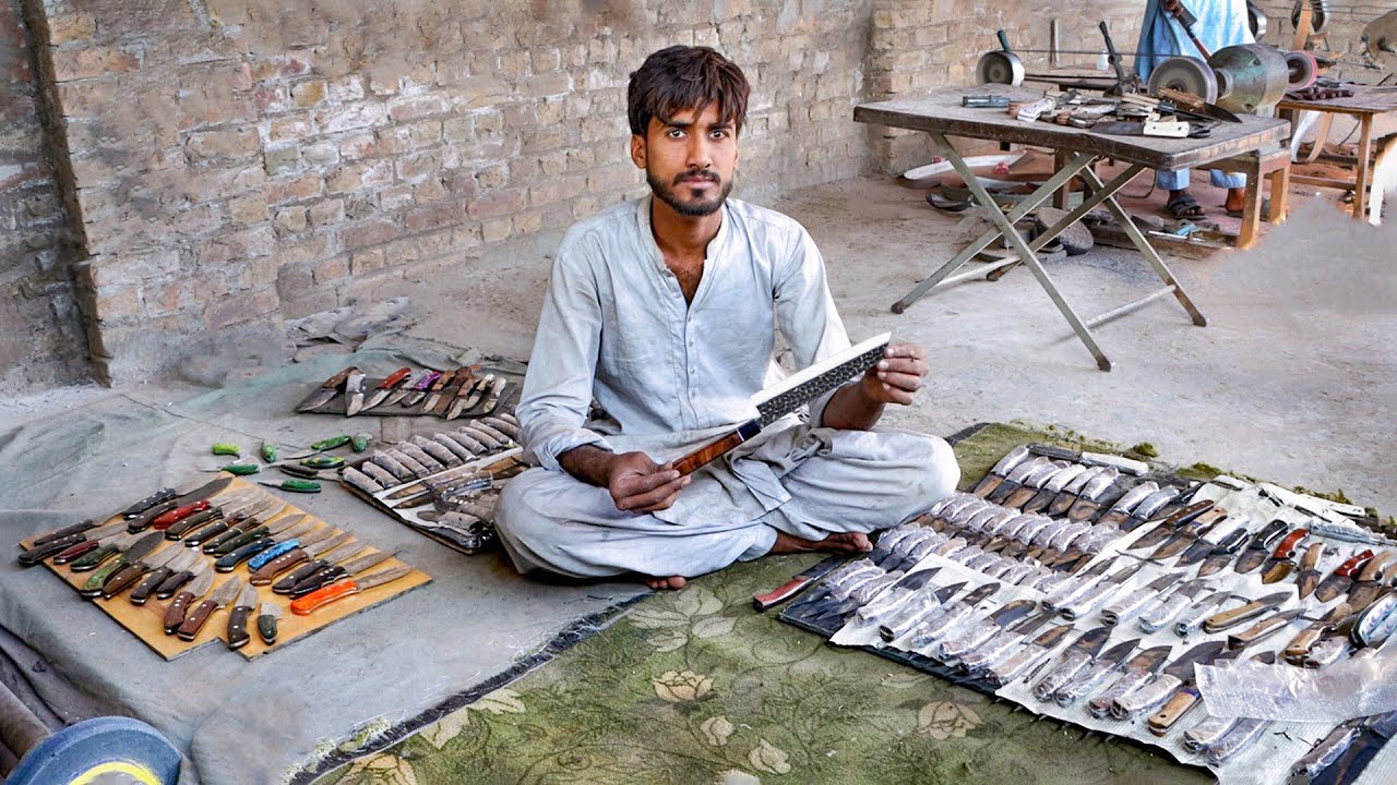 Process of Making Super Sharp Japanese Chef Knife | Knives Manufacturing Process