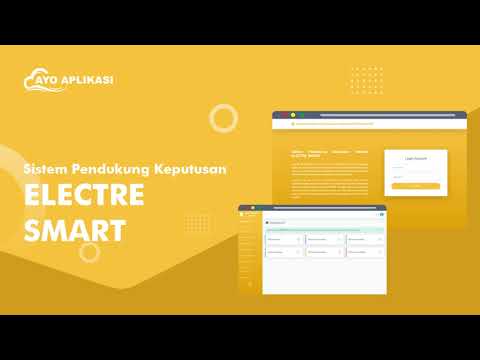 Source Code Aplikasi Sistem Pendukung Keputusan (SPK) Perbandingan Metode ELECTRE Dan SMART