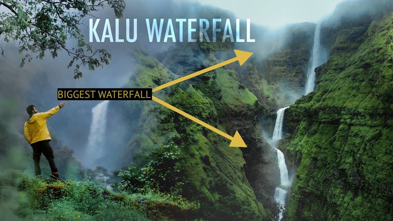 Kalu Waterfall   The Best Adventure Monsoon Trek in Maharashtra  Lost story