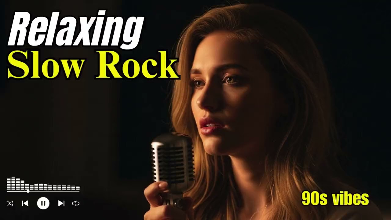 🌌 Slow Rock Late Night Music | Quiet Thoughts & Distant Memories