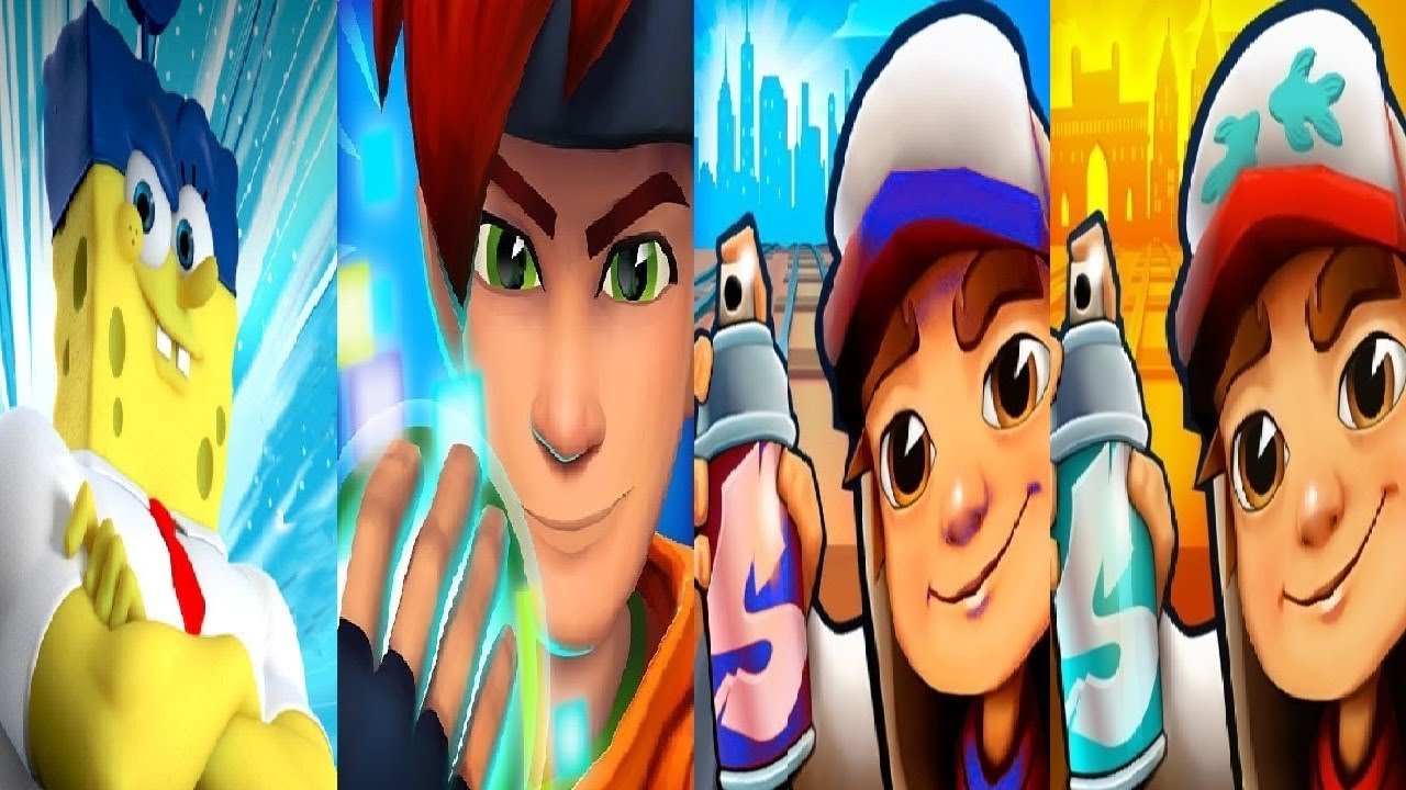 Subway Sponge Subway Surfers Seattle VS Mumbai VS MetroLand VS SpongeBob: Sponge on ...