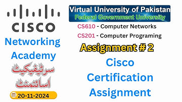 𝐂𝐢𝐬𝐜𝐨 𝐂𝐞𝐫𝐭𝐢𝐟𝐢𝐜𝐚𝐭ion 𝐀𝐬𝐬𝐢𝐠𝐧𝐦𝐞𝐧𝐭  |   𝐂𝐒𝟔𝟏𝟎 , 𝐂𝐒𝟐𝟎𝟏 𝐀𝐬𝐬𝐢𝐠𝐧𝐦𝐞𝐧𝐭 # 𝟐  |  𝐅𝐚𝐥𝐥 𝟐𝟎𝟐𝟒 | 𝐕𝐢𝐫𝐭𝐮𝐚𝐥 𝐔𝐧𝐢𝐯𝐞𝐫𝐬𝐢𝐭𝐲