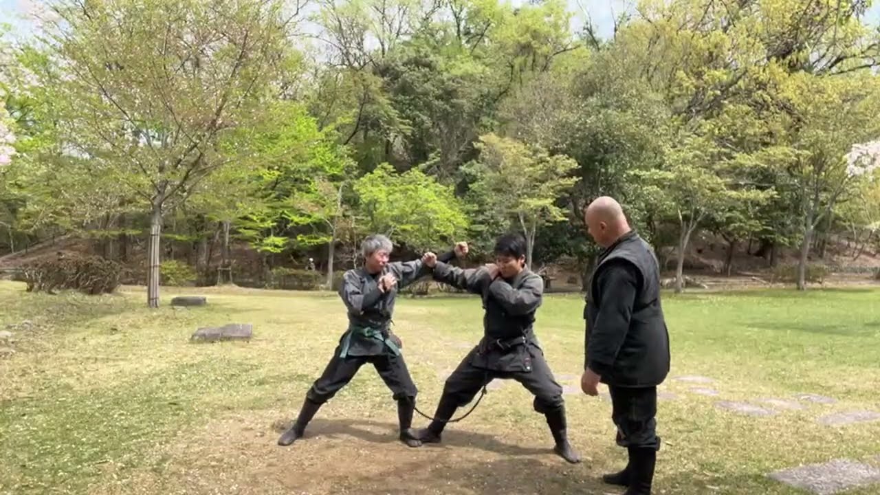 忍術京都 LIVE 🇯🇵 戸隠流忍法体術・ 実戦技術（縄術・鎖鎌術）｜初見