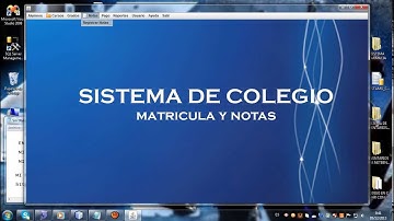 SISTEMA MATRICULA EN NETBEANS Y MYSQL V1.1