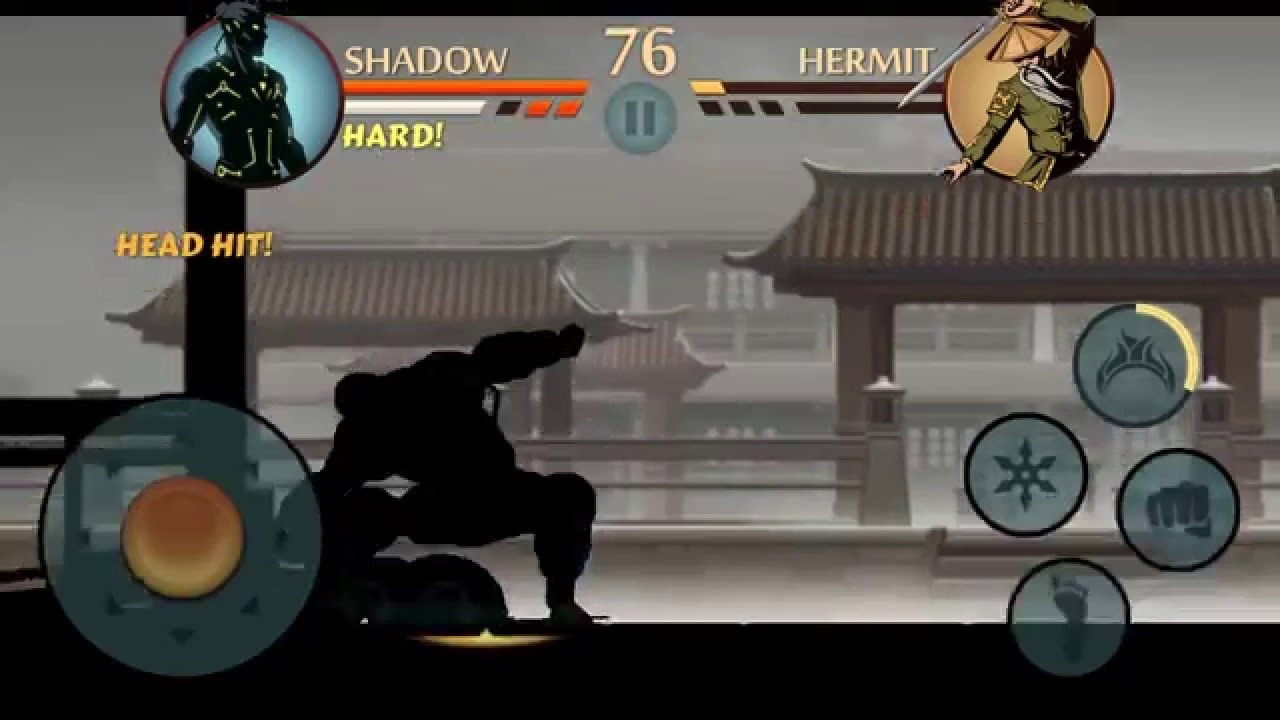 Shadow Fight 2 Титан против Отшельника-Hermit