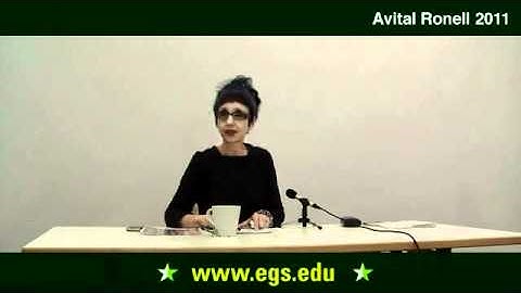 Avital Ronell. Laws of Encounter: The Greeting. 2011