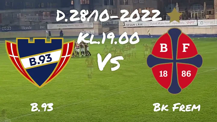 B.93 TV: Highlights fra B.93 vs. Bk. Frem