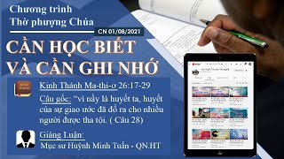 HTTL TÂN NGHĨA - Chương Trình Thờ Phượng Chúa - 01/08/2021
