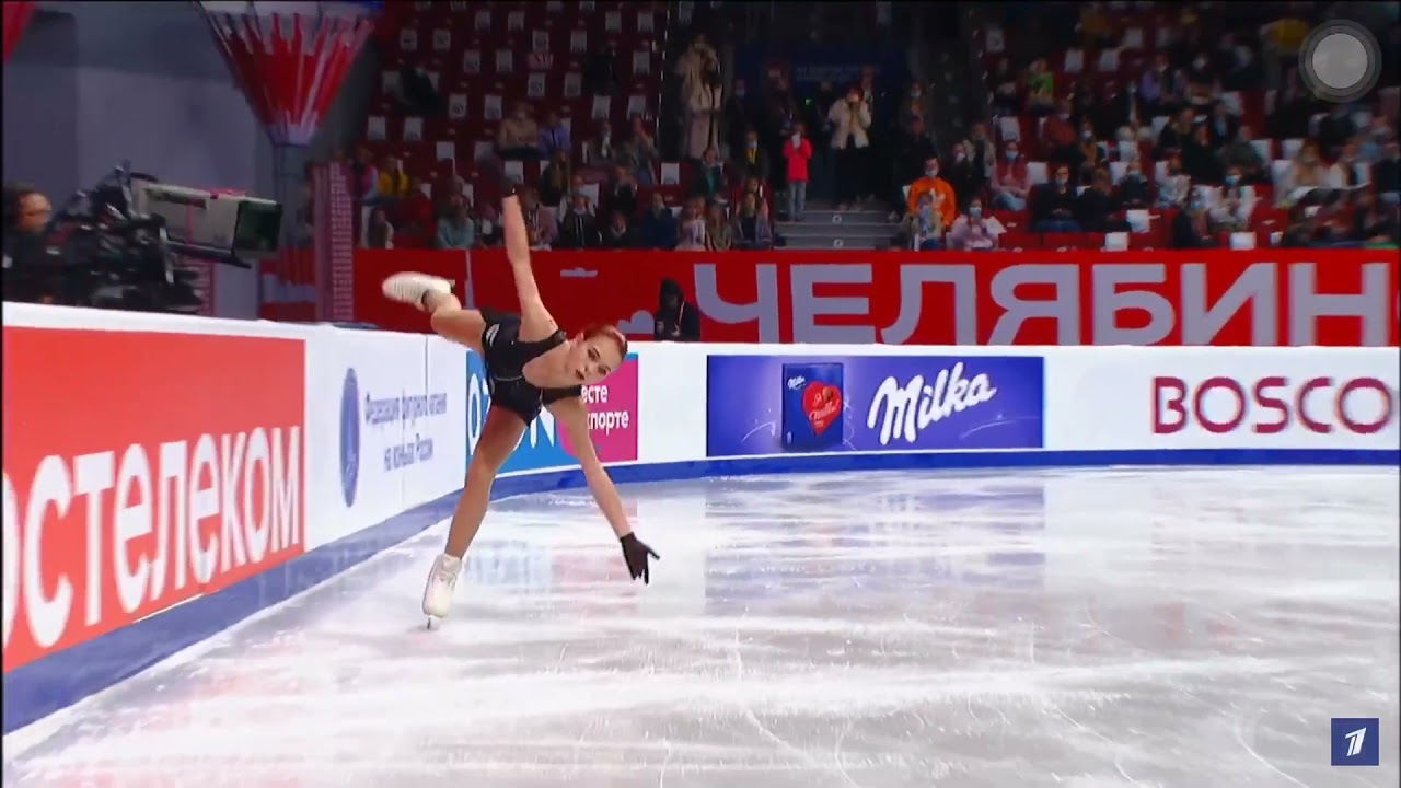 Alexandra Trusova - (Cruella) New FP from Russian Test Skates 2021-2022 #alexandratrusova