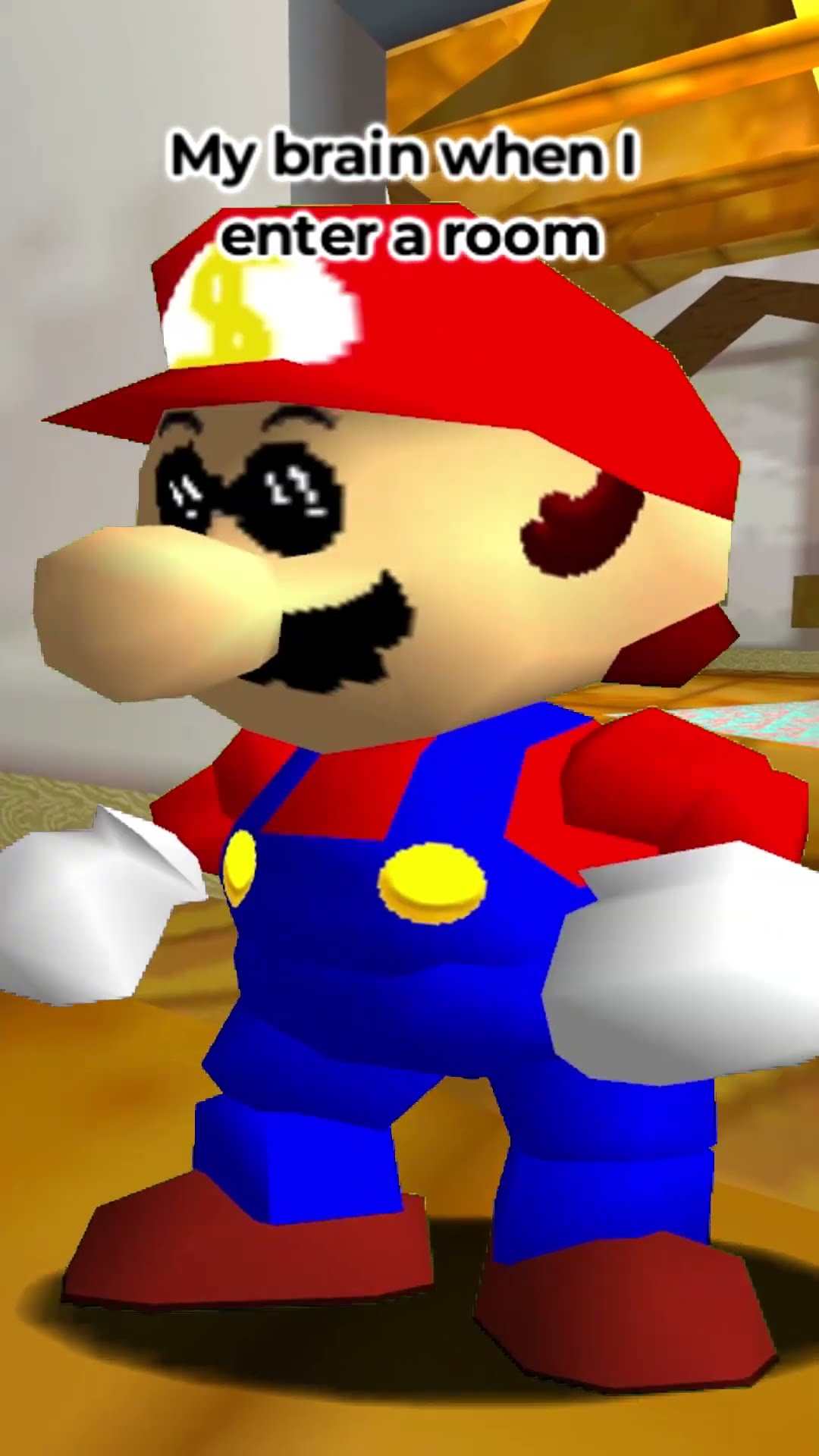 My brain when I enter a room #shorts
