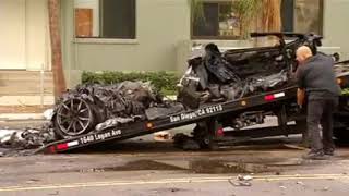 Lamborghini Crash Sunday Morning in San Diego 5th November 2017 Lamborghini Accident San Diego