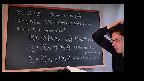 160B. Lecture 2. Part 1 (Markov chains)