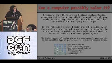 DEFCON 18: Decoding reCAPTCHA 1/3