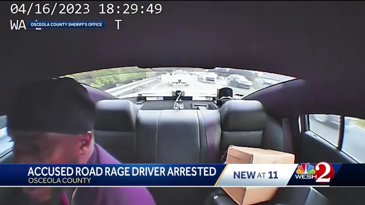 Video shows arrest of suspect in Osceola County road rage shooting ...