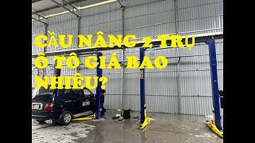 cầu nâng 2 trụ ô tô giá bao nhiêu ? CTY ALPHA Chuyên lắp đặt cầu nâng 2 trụ - 093 200 8792
