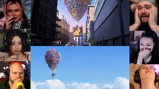 Flying House : Carl goes up |  UP |  Reaction Mashup  | #up