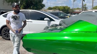 Kandy green 71 Impala Hardtop fresh out the spray Booth