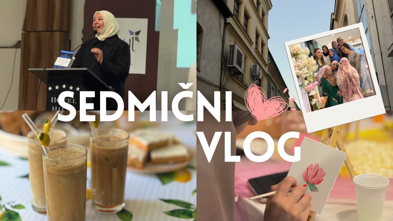 SEDMIČNI VLOG: Organizujem radionicu za cure, recept za najbolju ledenu kafu, predavanje Ranie Awad