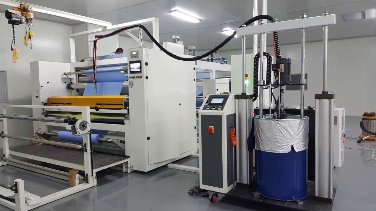 PUR hot melt glue coating machine YouTube