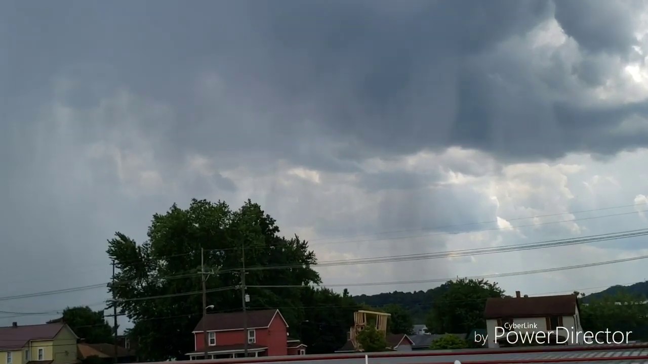 Seeing rain come down from a distance - YouTube