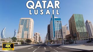 Lusail | Drive in QATAR | 4K UHD 60fps #qatar  #driving  #4k