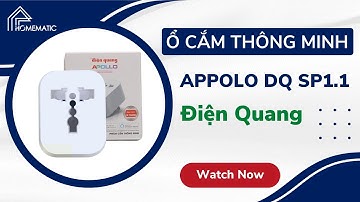 Ổ cắm thông minh WIFI Điện Quang APPOLO DQ SP1 1