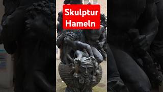 Kurioses Skulptur in Hameln #shorts #hameln #sehenswürdigkeiten #skulptur