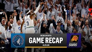 Timberwolves PULL AWAY LATE, take 2-0 series LEAD over Suns | Game Recap | CBS Sports