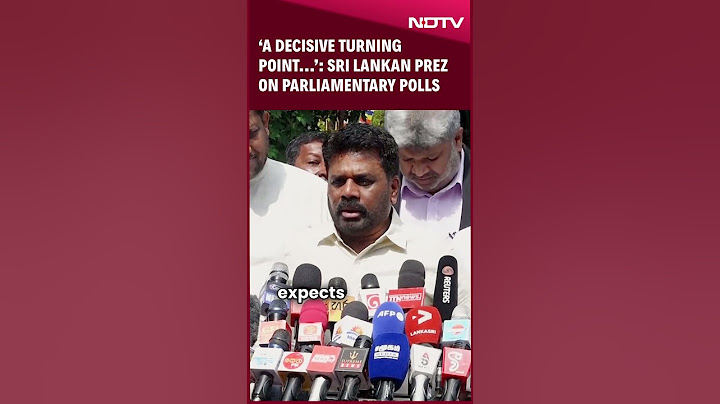 Sri Lanka Election 2024 | 'This Election Is A Decisive Turning Point...': Sri Lankan President