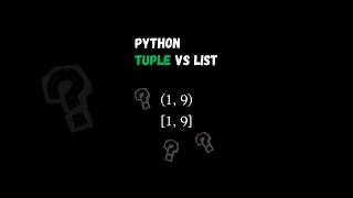 Python Tuples vs Lists The Key Difference #shorts #tutorial #coding
