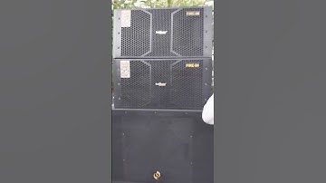 StudioMaster Cabinet Fire-86 & Fire 90 With Heavy Bass Punch #studiomaster #Bass #dj #youtubeshorts