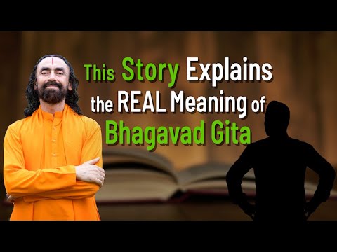 REAL Meaning of Bhagavad Gita Explained in 4 Minutes   Watch this Story  Swami Mukundananda