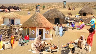 Ancient Desert Village Life Pakistan at Border | Desert Village Food | Stunning Punjab