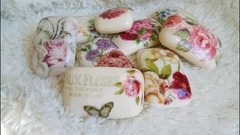 Decoupage soap , decoupage na mydle , mydlo decoupage ,tutorial , DIY , decoupage suomi