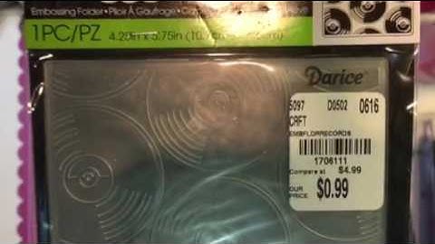 Darice Embossing Folders/ Dies Haul