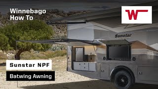 Winnebago Sunstar: How to Operate the "Batwing" Awning