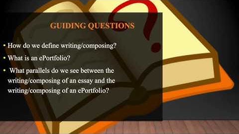 ePortfolio Introduction Part 1